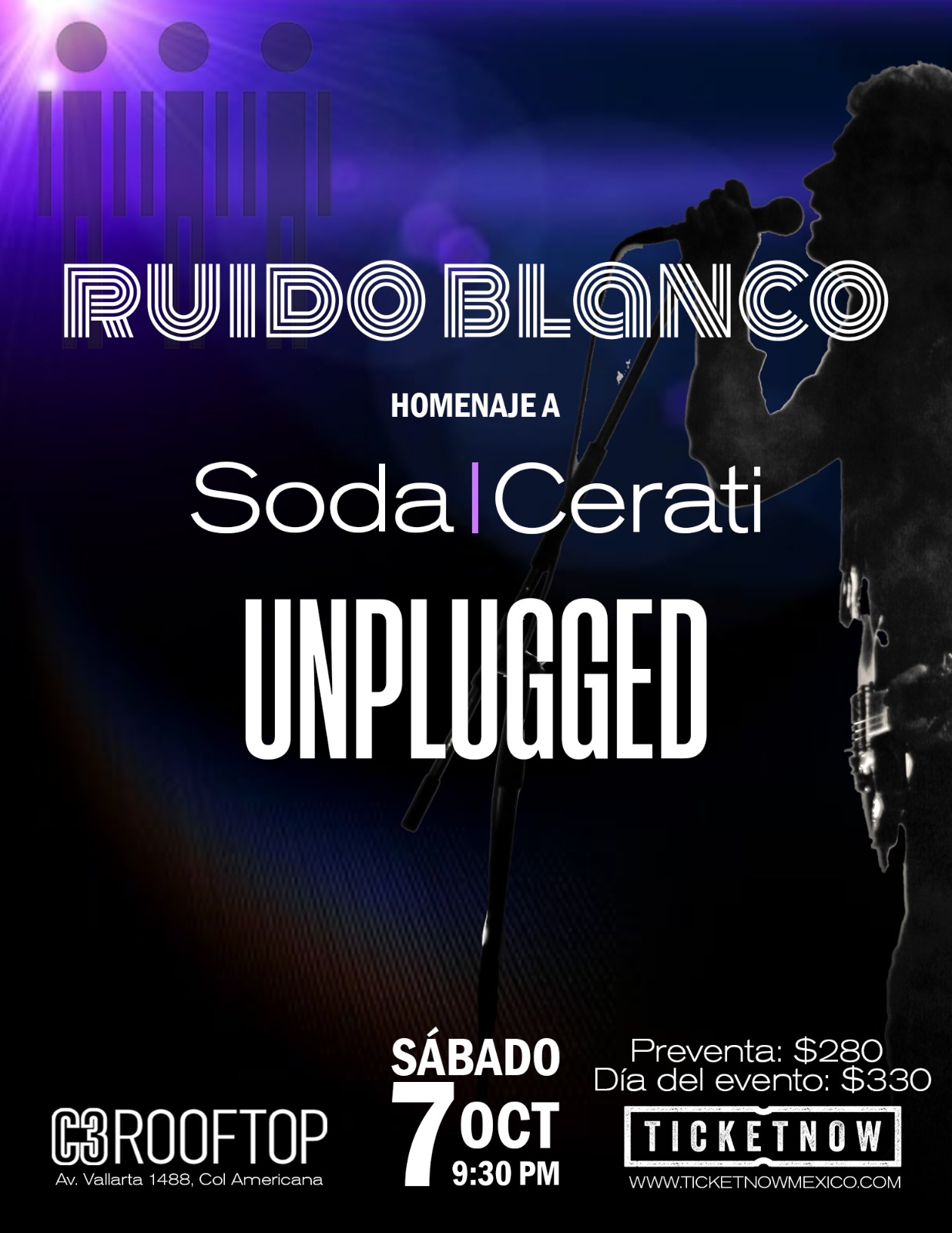 RUIDO BLANCO PRESENTA: HOMENAJE A SODA & CERATI  UNPLUGGED