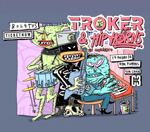 TROKER(Mx) & Hip Horns Brass Collective (CAT)